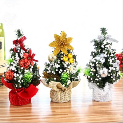 Customize Christmas Decoration  tree Party gift Table Centerpieces shopping mall Mini Artificial Christmas Tree