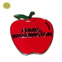 new design wholesale custom colored high quality cheap prices apple logo lapel pin