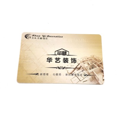 custom printer pvc plastic business name credit card visiting